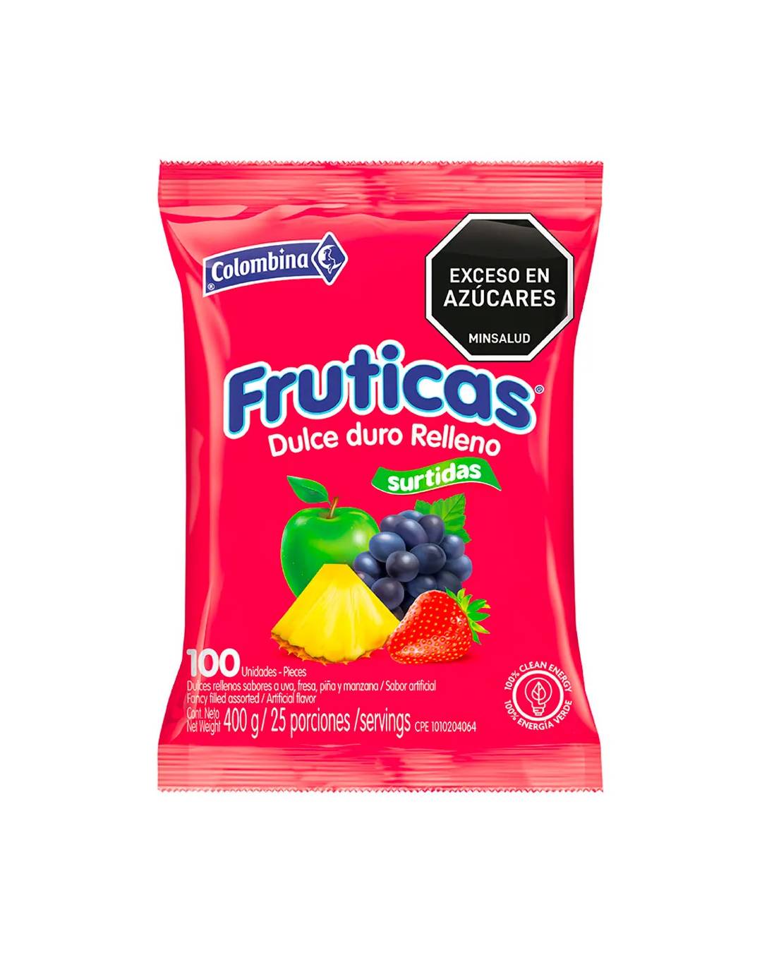 FRUTICAS RELLENAS *100