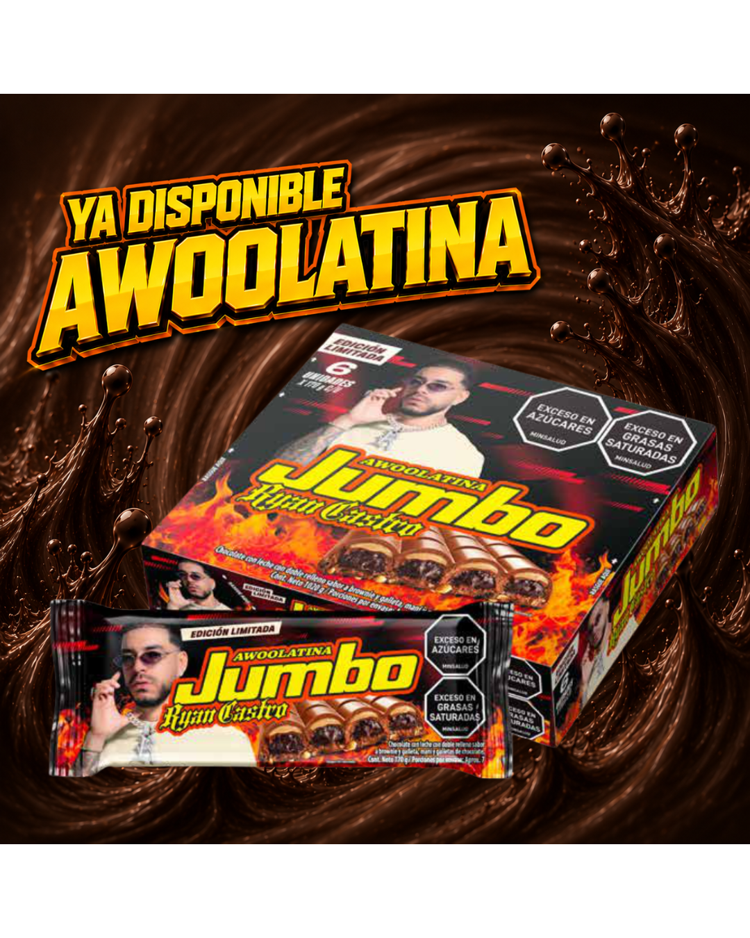 CHOCOLATINA AWO RYAN CASTRO BLACK DP*6