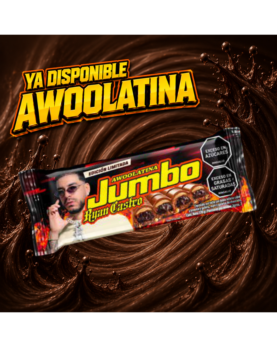 CHOCOLATINA AWO RYAN CASTRO BLACK UNIDAD