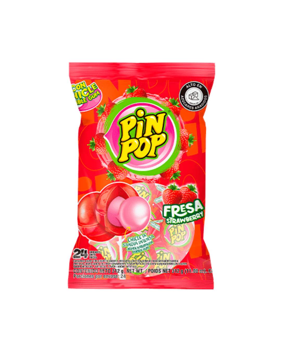 PIN POP FRESA *24