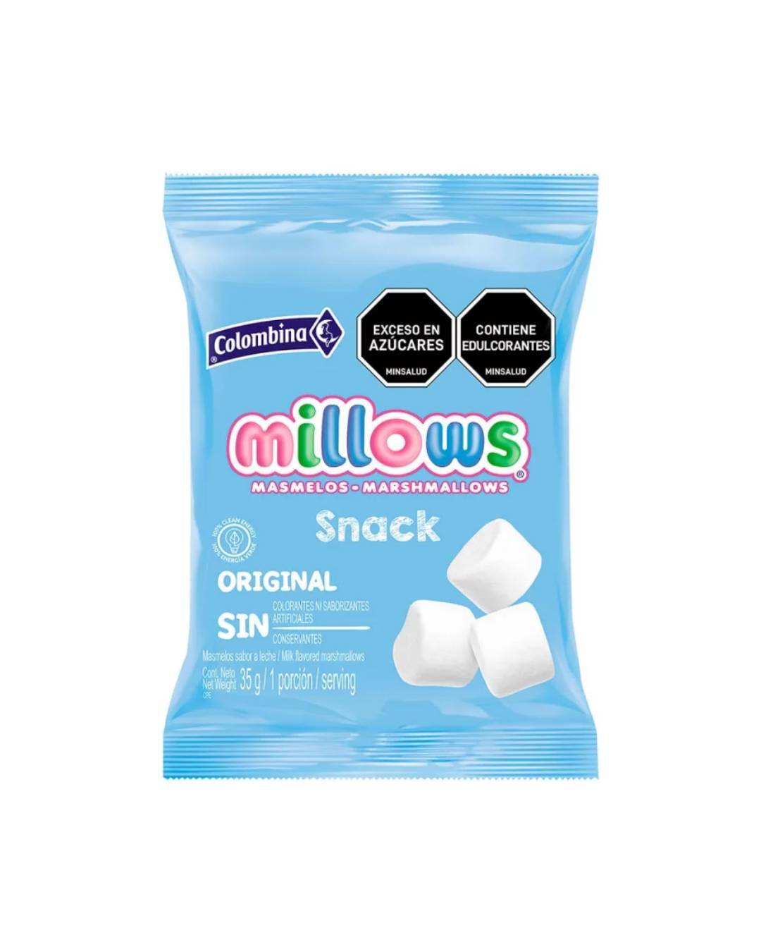 SNACK MILLOWS LECHE 35GR