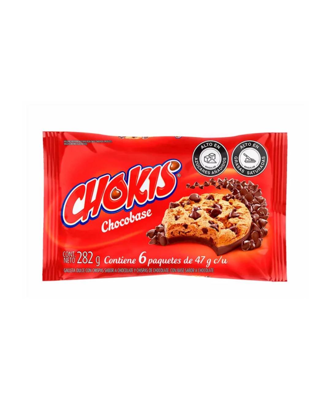 GALLETA CHOKIS CHOCOBASE PQTE *6