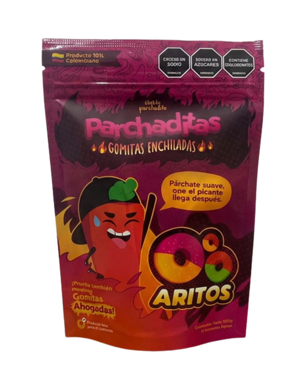 PARCHADITAS GOMITAS AHOGADAS ARITOS 100G