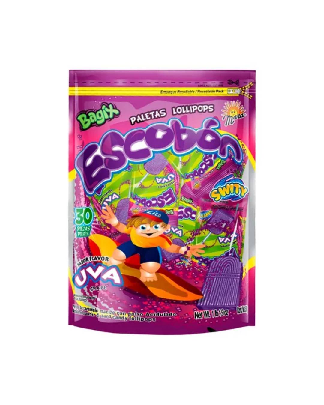 BAGIX MARA ESCOBON UVA *30