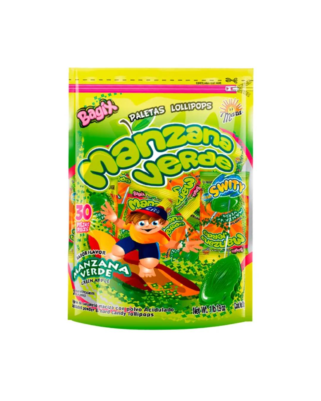 BAGIX MARA MANZANA VERDE *30