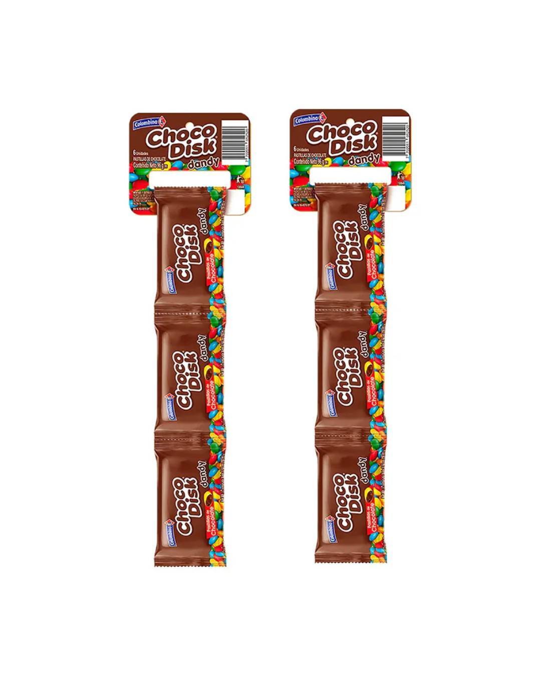 CHOCO DISK TIRA *6