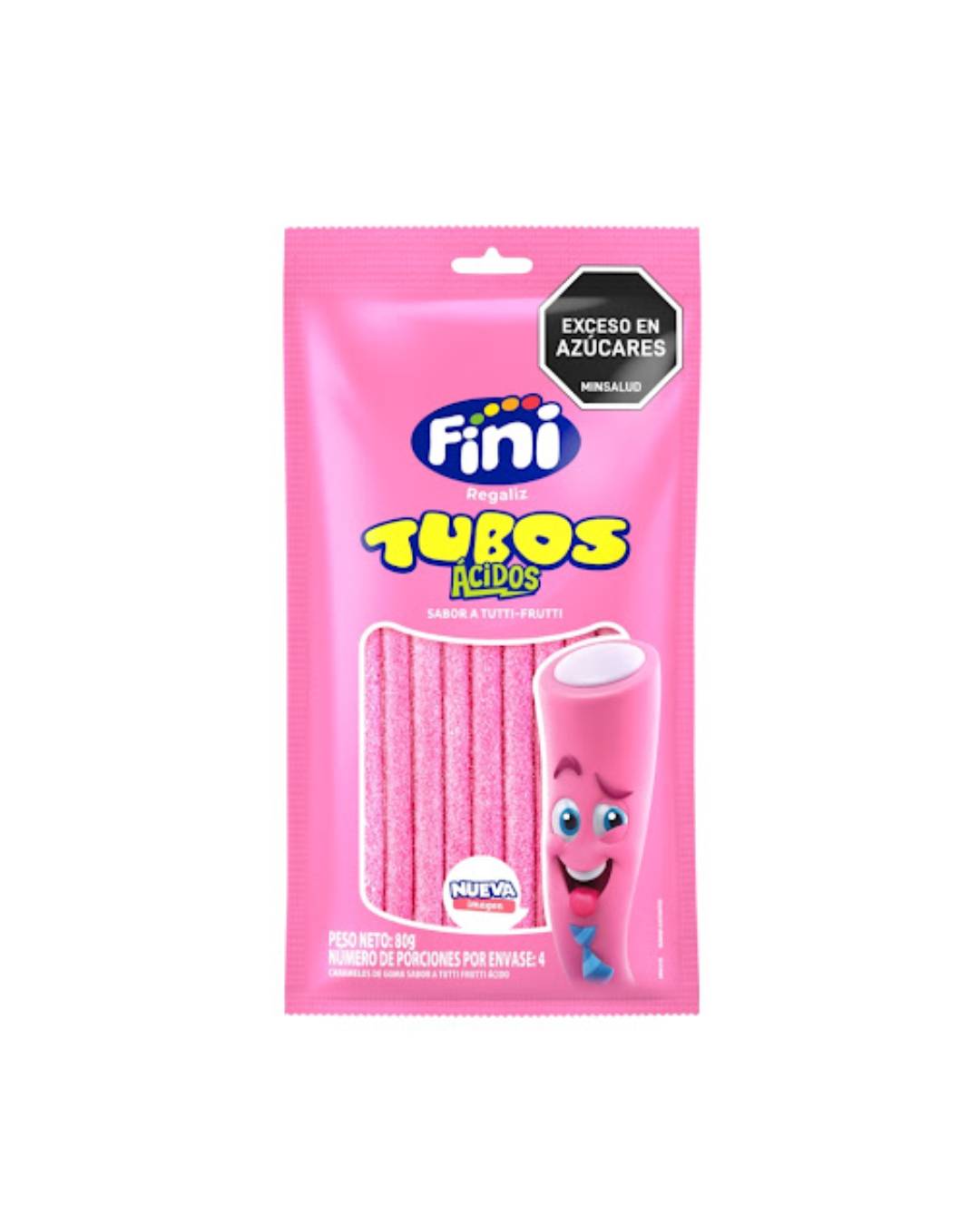FINI TUBOS TUTTI FRUTTI UNIDAD 40GR