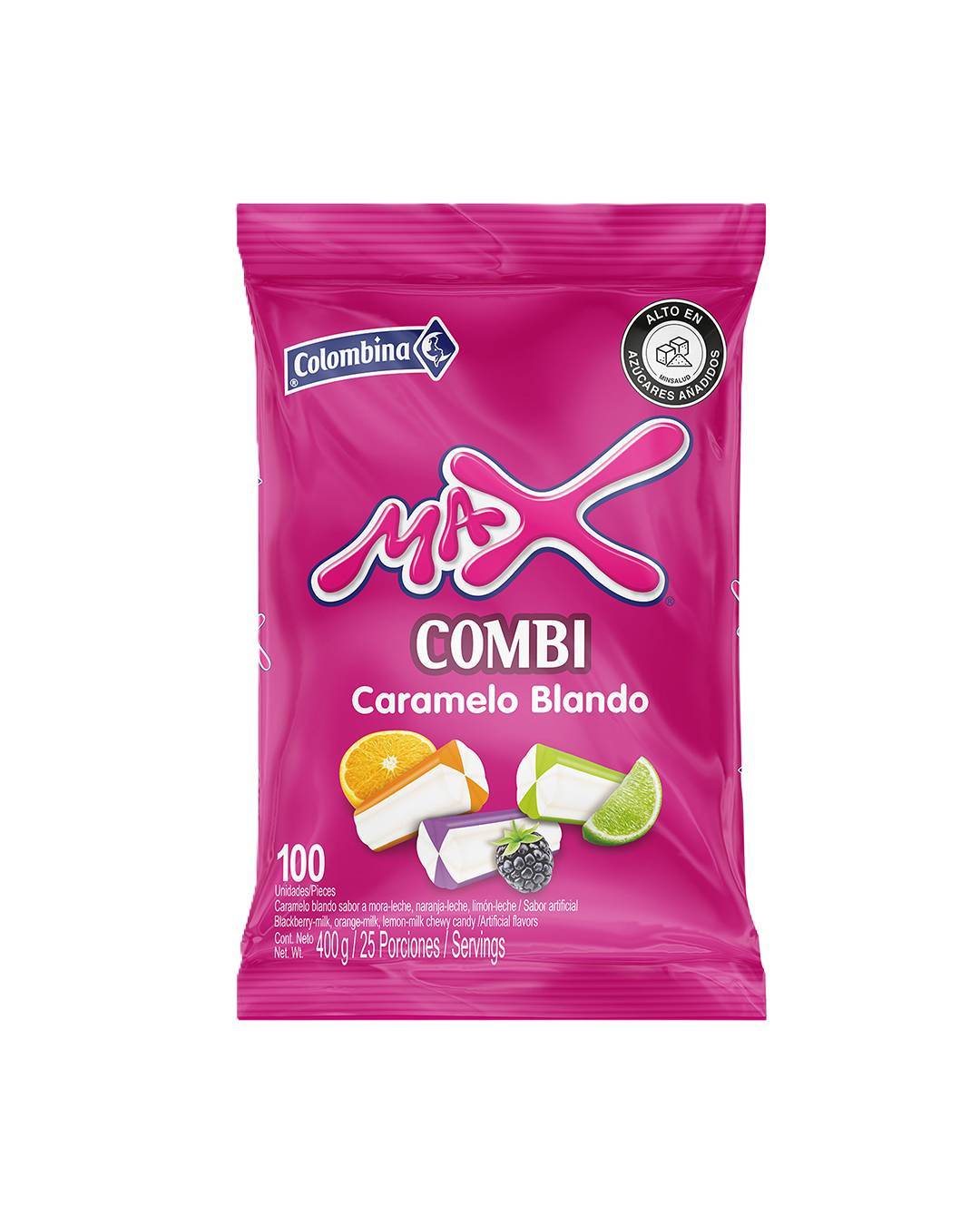 MAX COMBIE ROSADO *100