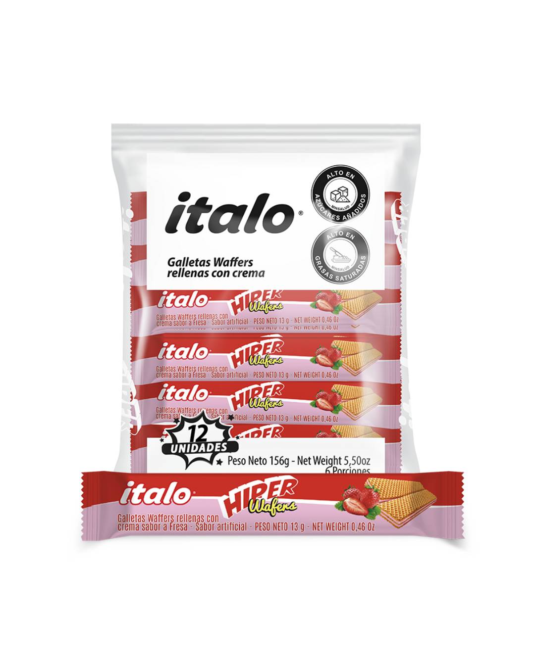 ITALO HIPER WAFER FRESA *12
