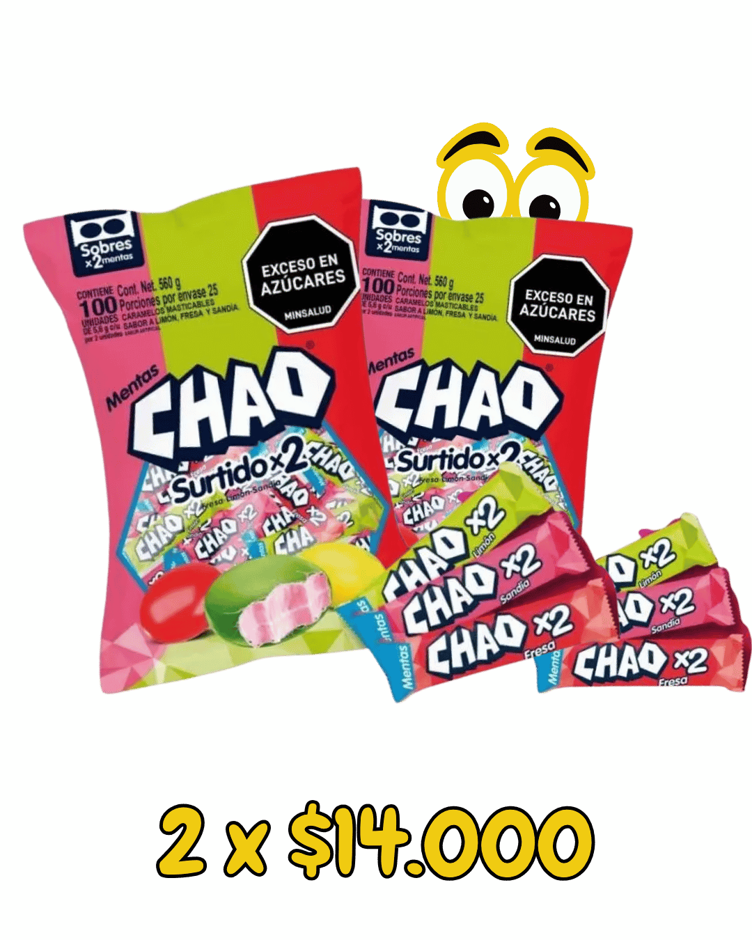 PROMO CHAO SURTIDO X2