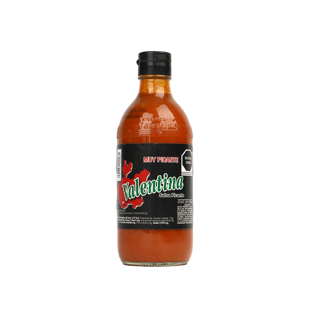 SALSA PICANTE VALENTINA  TAPA NEGRA 370ML