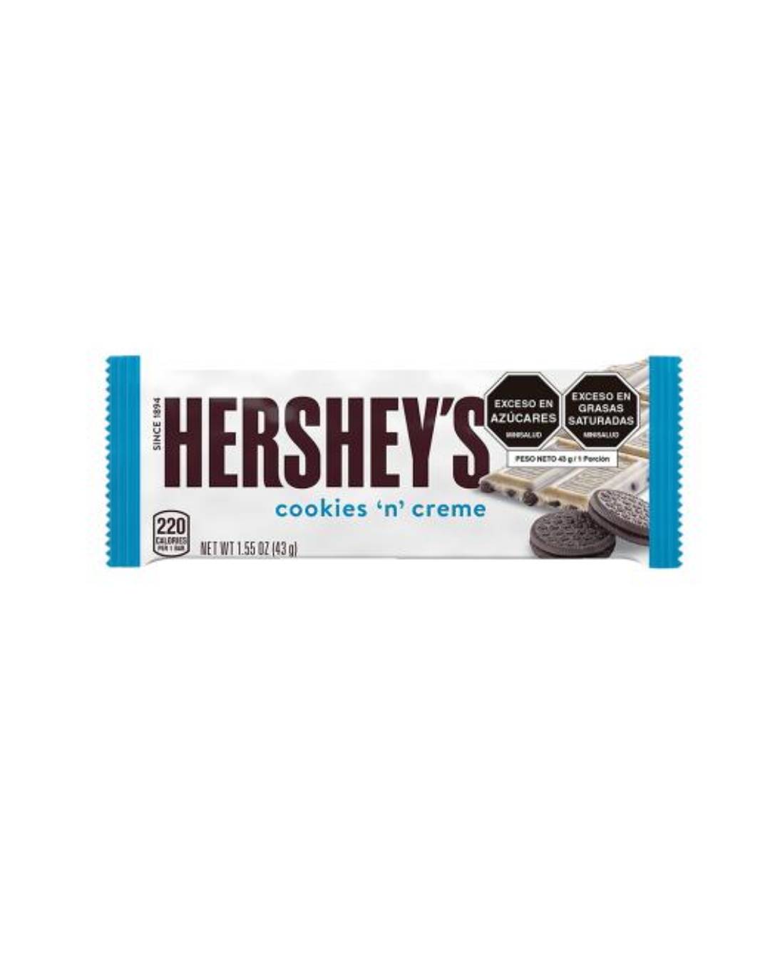HERSHEY COOKIES n CREME 43GR