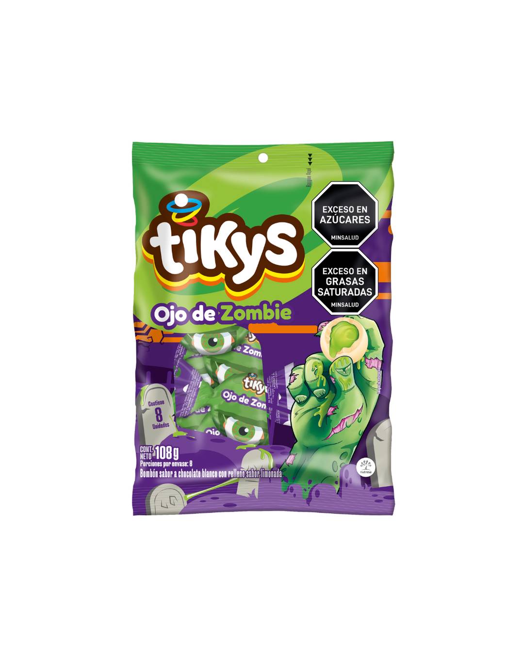 TIKYS OJOS DE ZOMBIE 108 GR