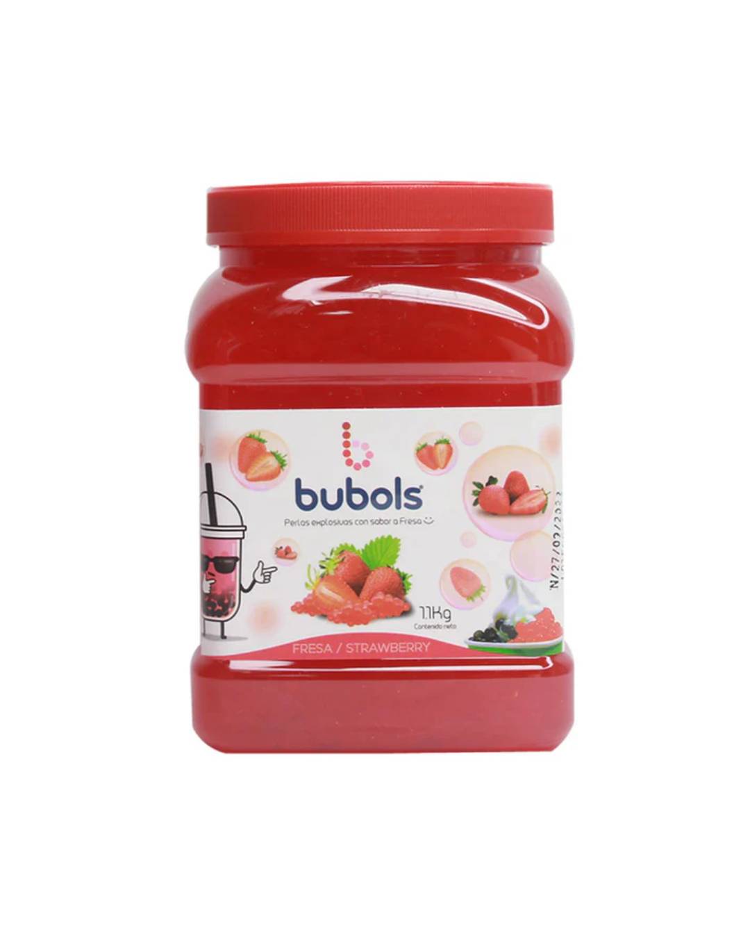 BUBOLS PERLAS FRESA 1.1KG