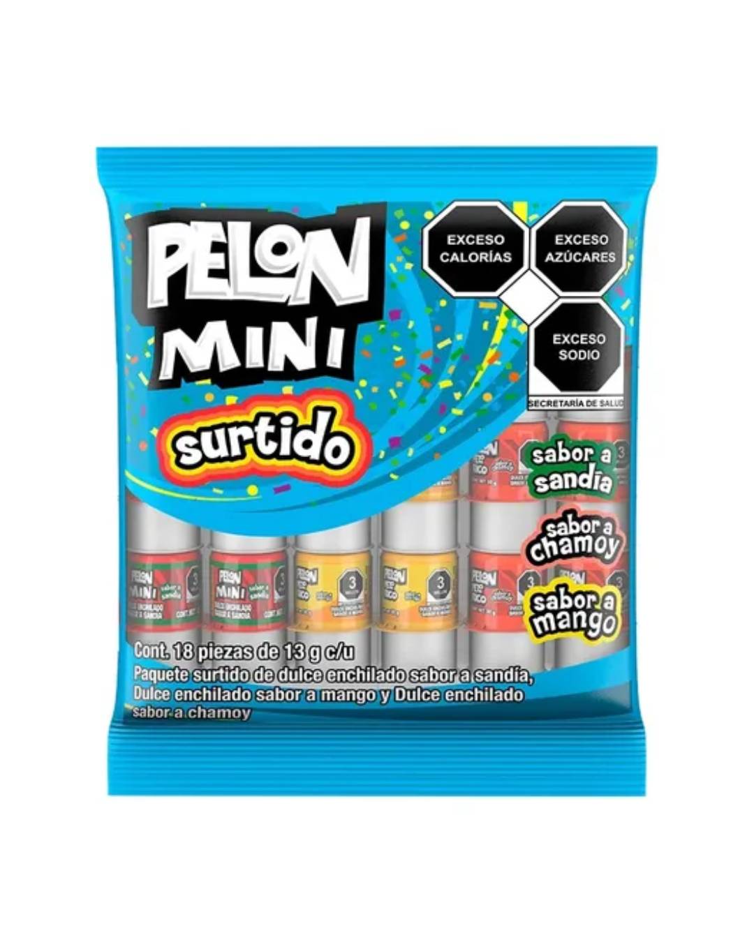 PELON MINI SURTIDO BOLSA *18