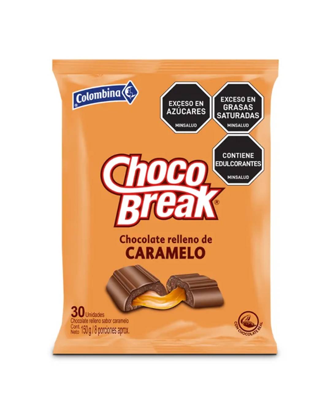 CHOCO BREAK CARAMELO *30
