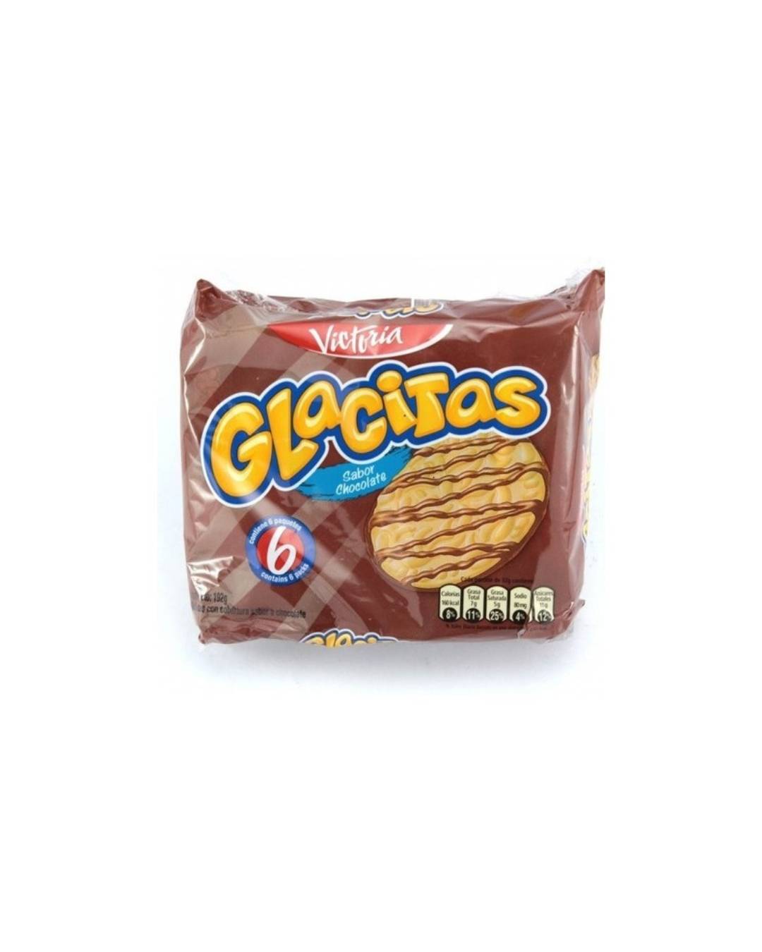 GLACITA CHOCOLATE PQTE *6