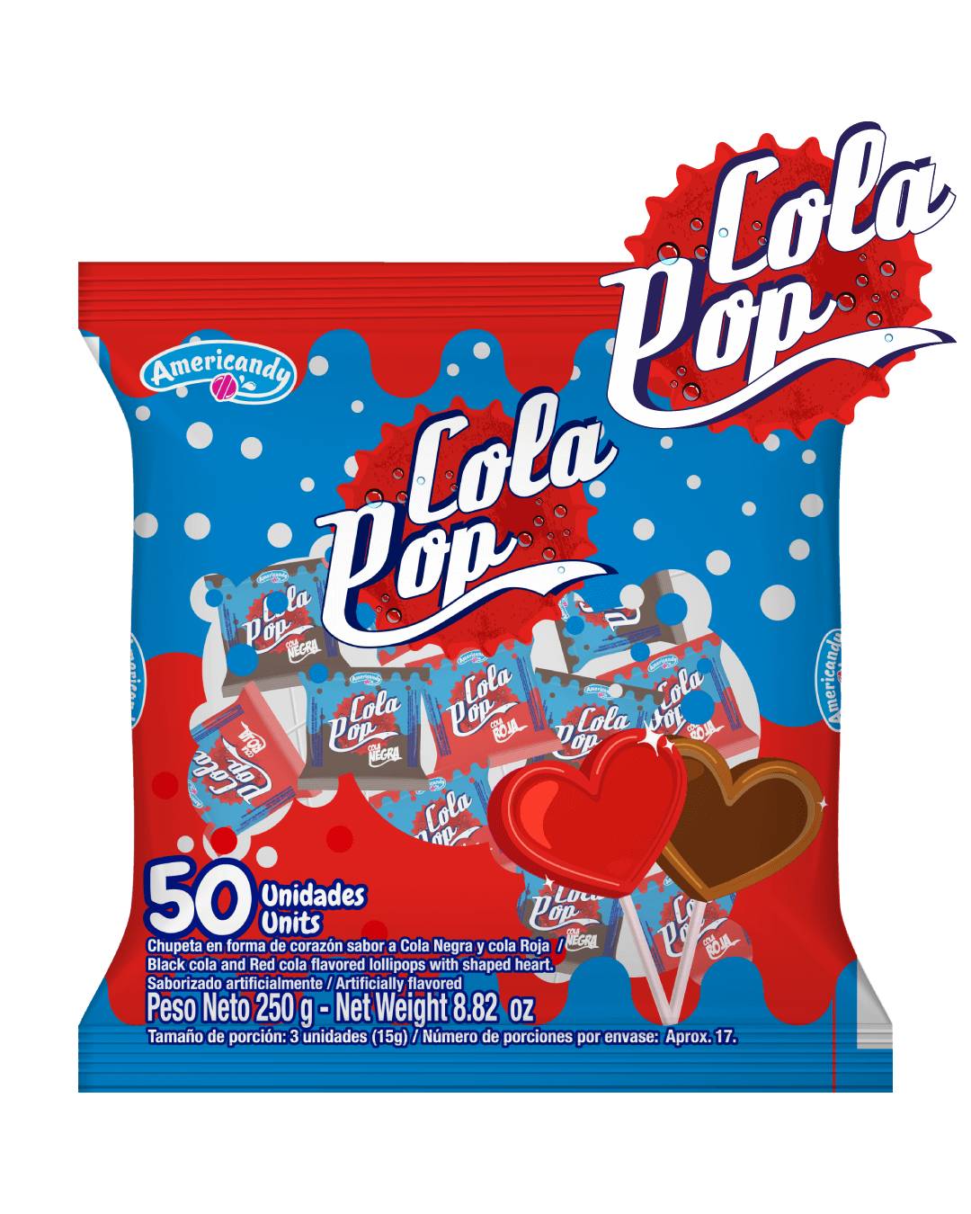 AMERICANDY COLA POP *50