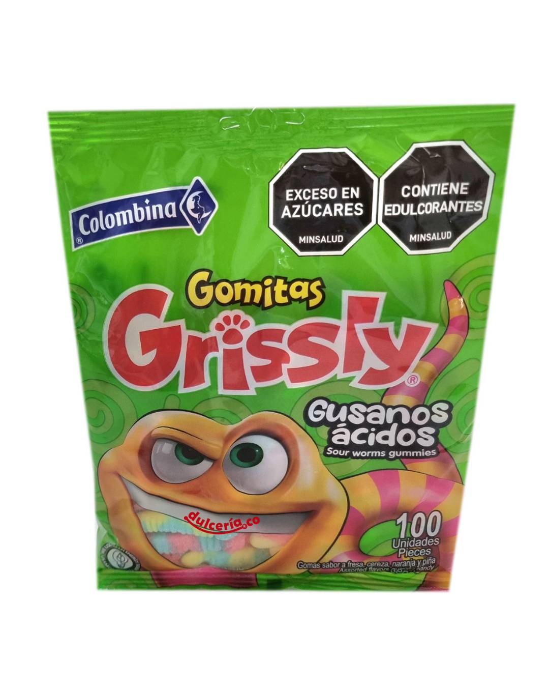GRISSLY GUSANOS ACIDOS *100
