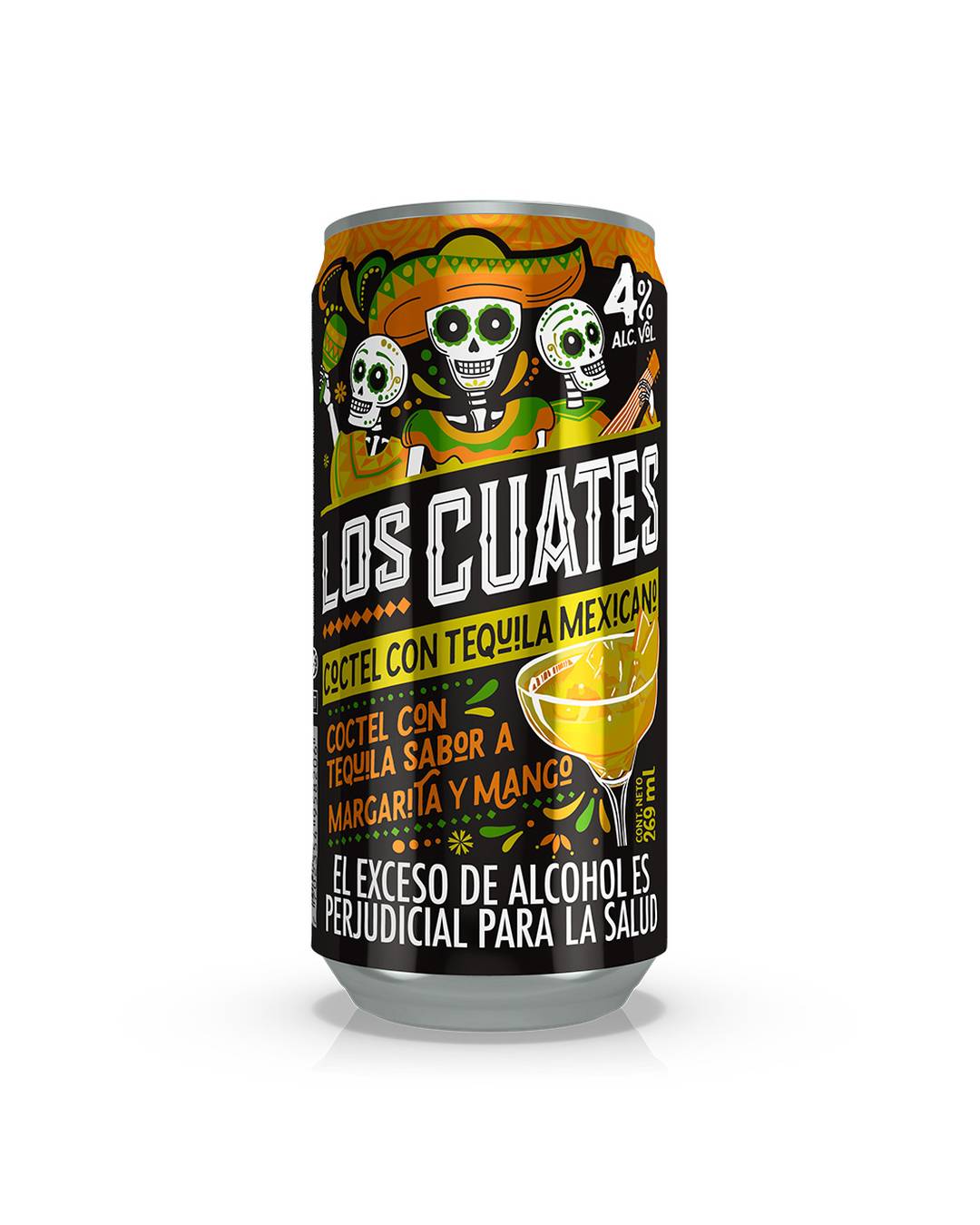 LOS CUATES COCTEL MANGO 269ML