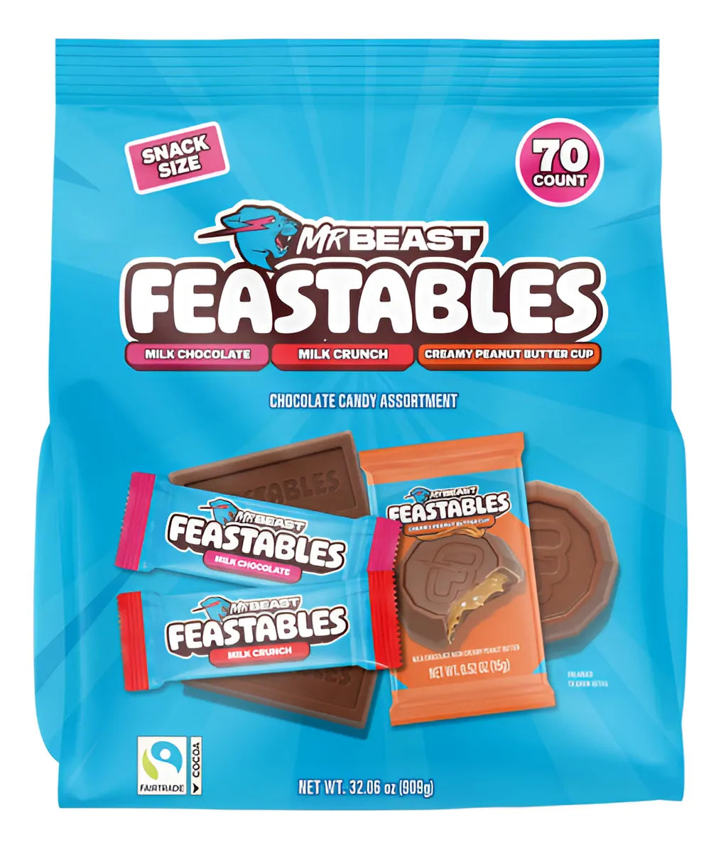MR BEAST FEASTABLES MINI BOLSA 909GR