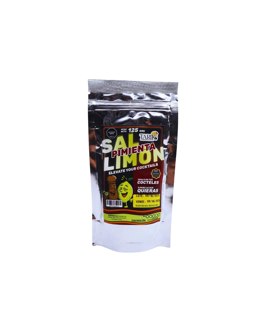 SAL PIMIENTA LIMON TARIK125GR