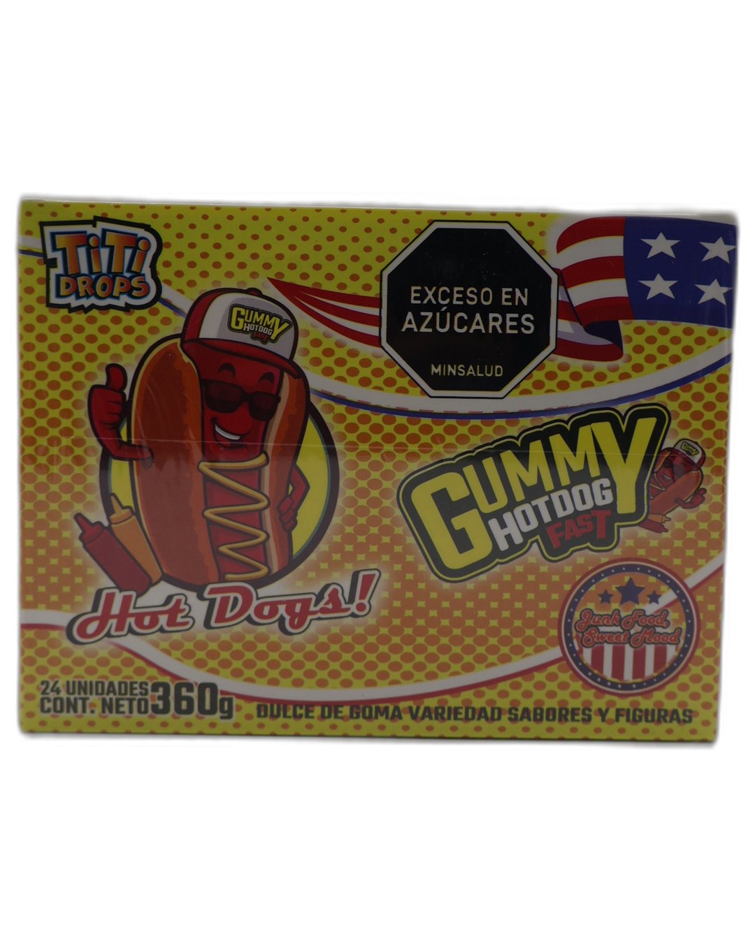 GUMMY HOT DOG DP*24