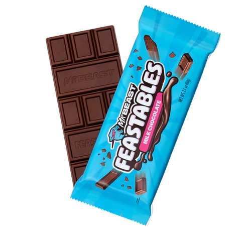 FEASTABLES MILK CHOCOLATE 60GR