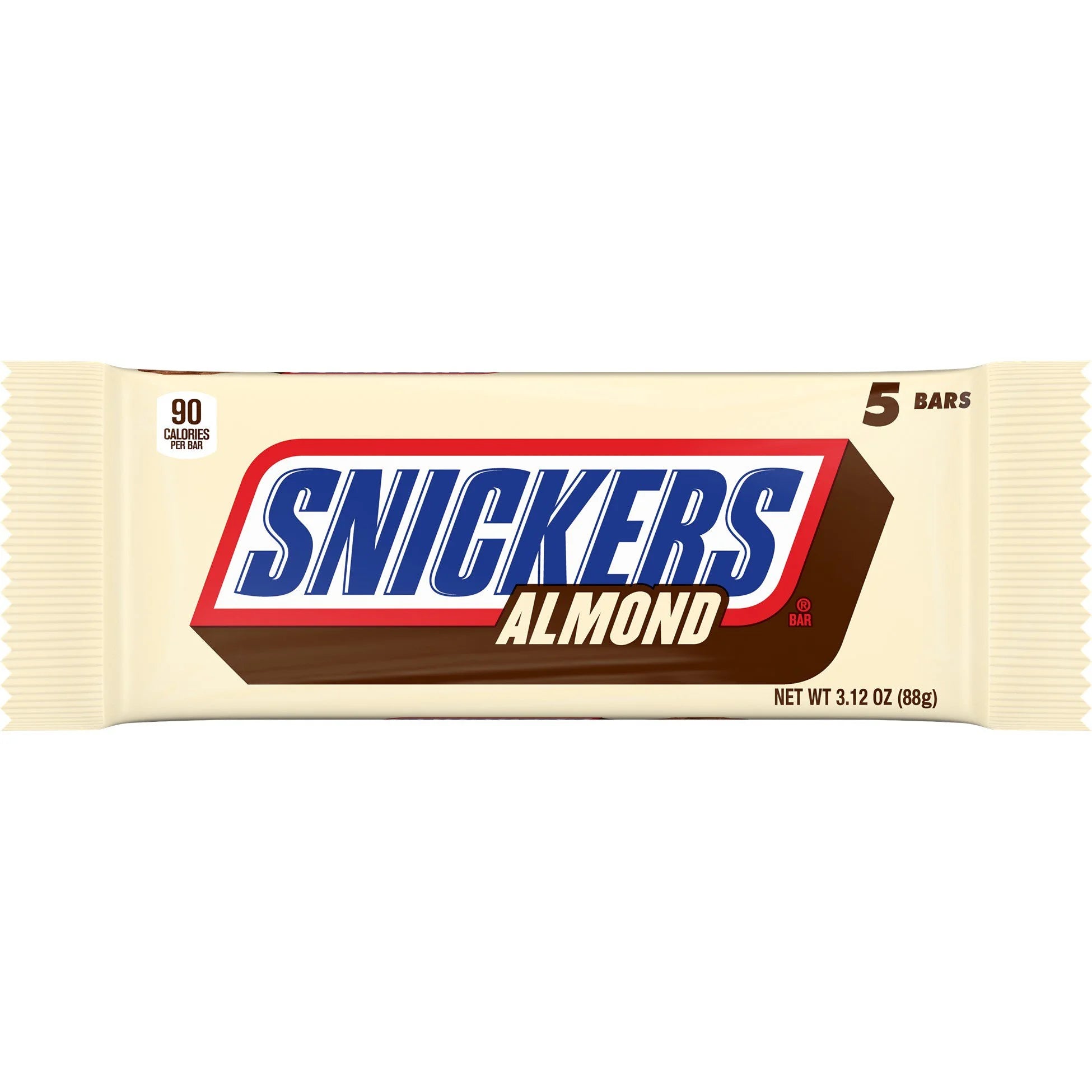 SNICKERS ALMONDS 5 BARS 88GR