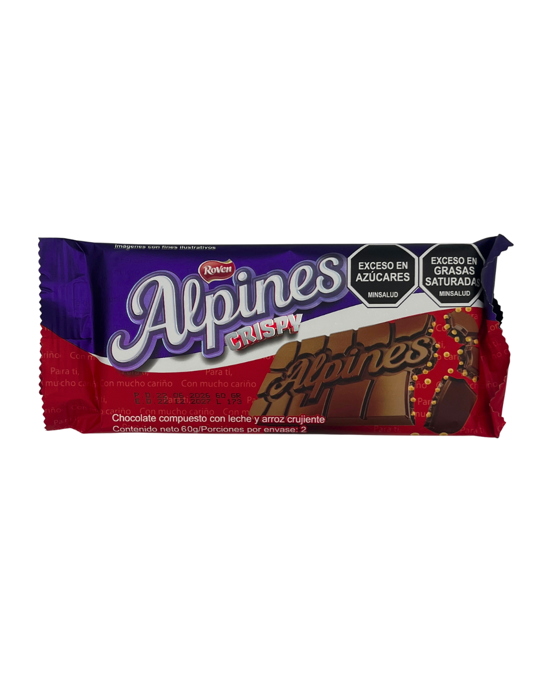 CHOCOLATINA ALPINES CRISPY UND