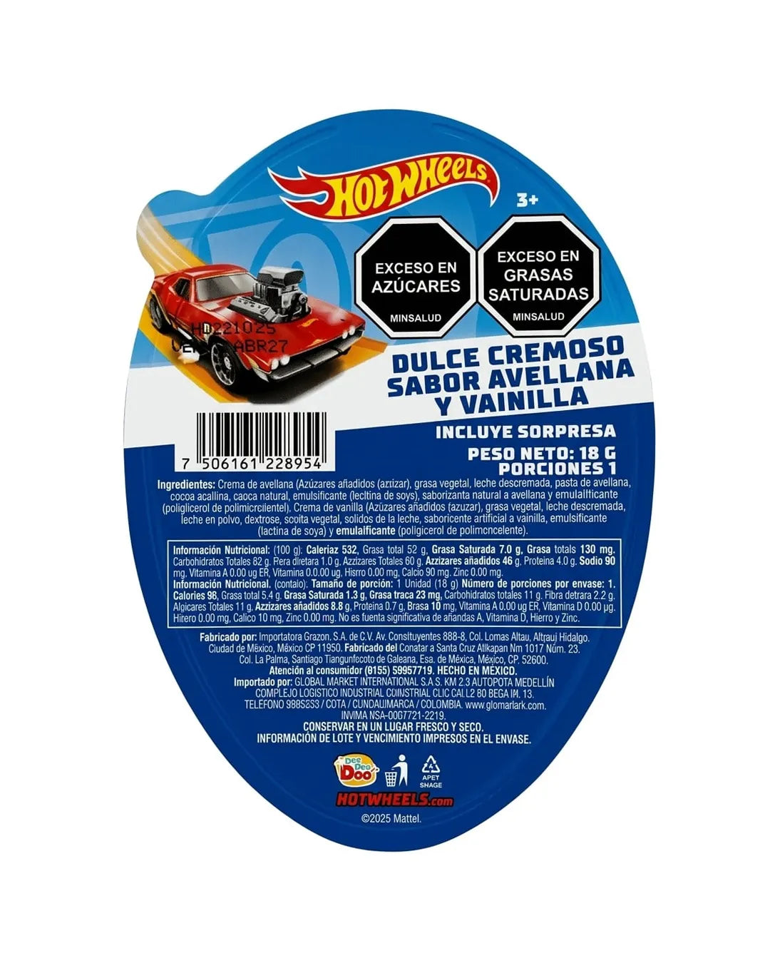 BLISTER HOT WHEELS 18GR