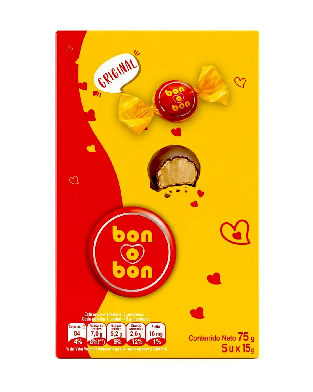 BON O BON LECHE PIRAMIDE 75GR