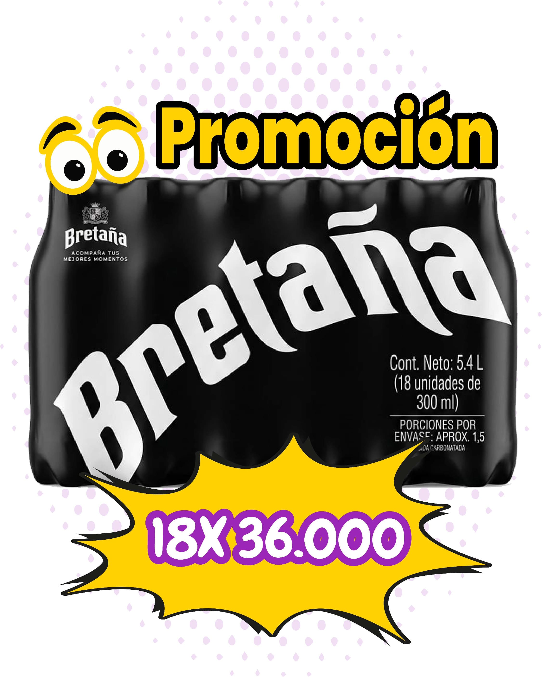 BRETAÑA 10OZ PACAx18