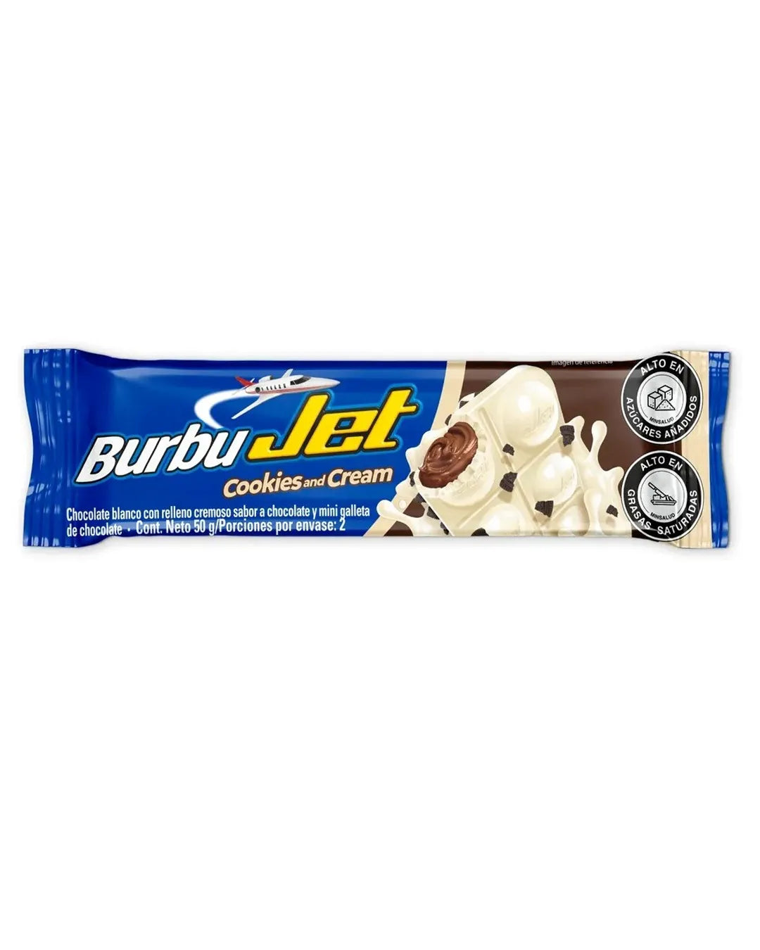 BURBUJET COOKIES AND CREAM 50 GR
