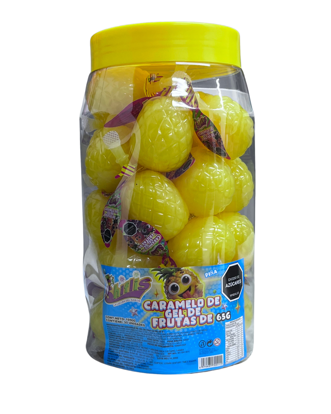 CARAMELO GEL DE FRUTAS TARRO *30