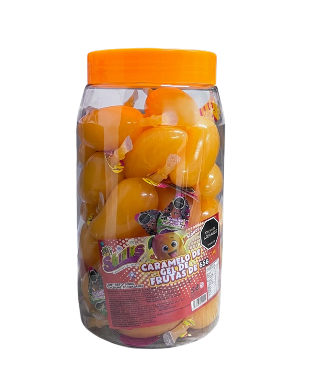 CARAMELO GEL DE FRUTAS TARRO *30