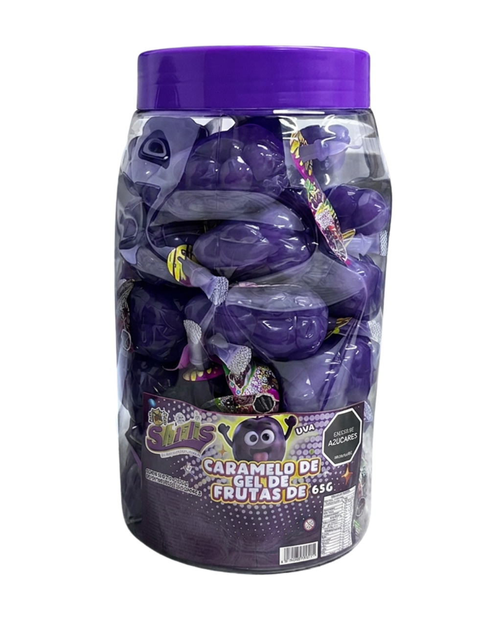 CARAMELO GEL DE FRUTAS TARRO *30