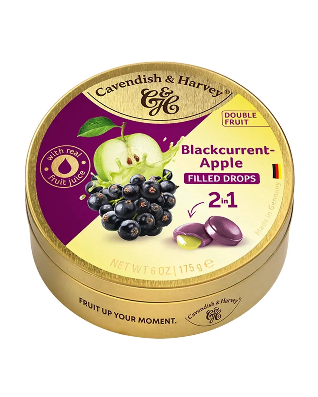 CAVENDISH BLACKURRANT APPLE 175G