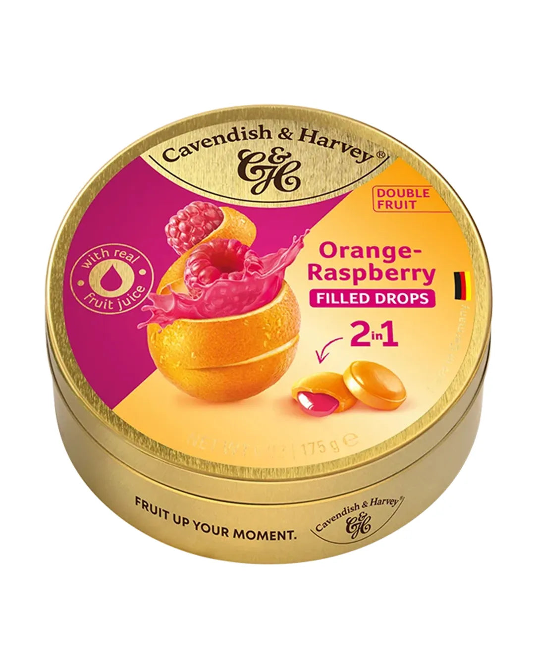 CAVENDISH ORANGE RASPBERRY 175G