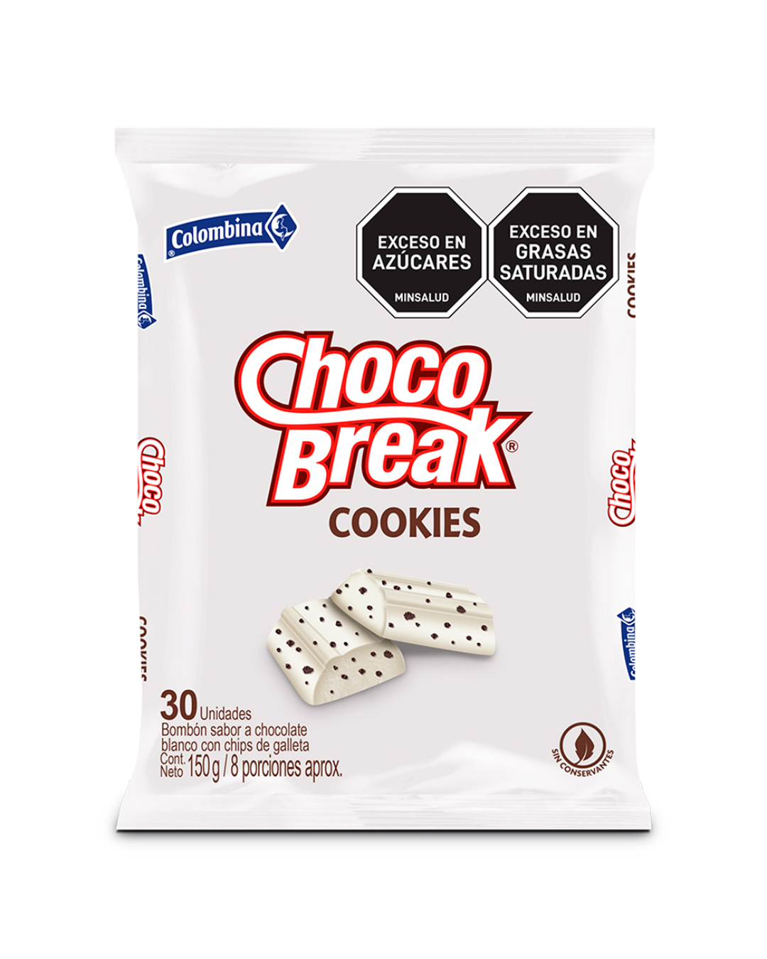 CHOCO BREAK COOKIES PQTE*30