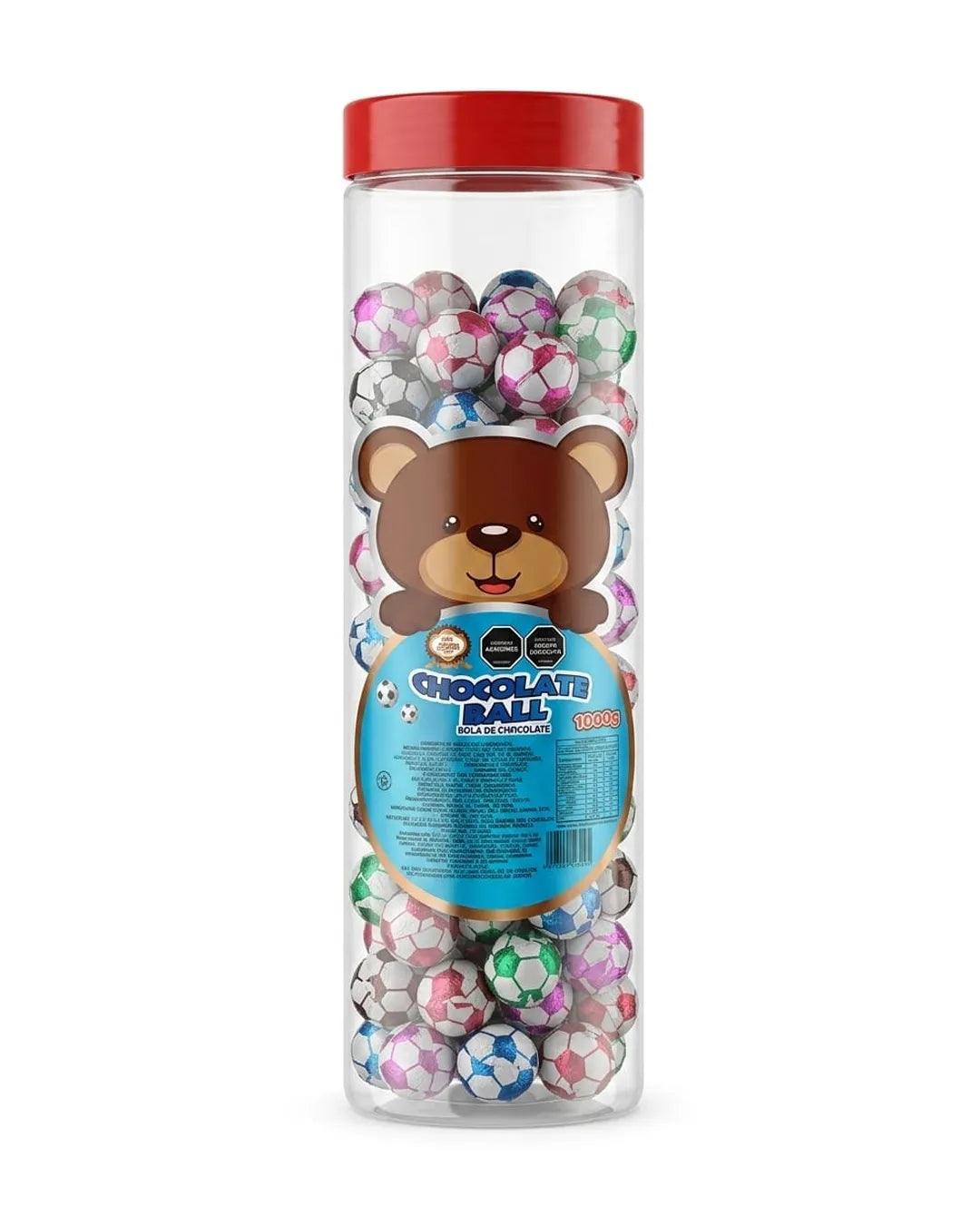 TARRO BALON CHOCOLATE *100 UND