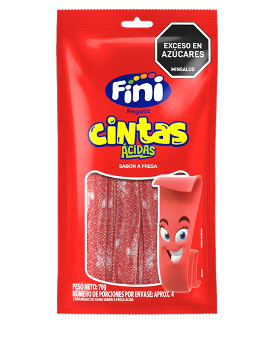 CINTA ACIDA FRESA UNIDAD 70GR