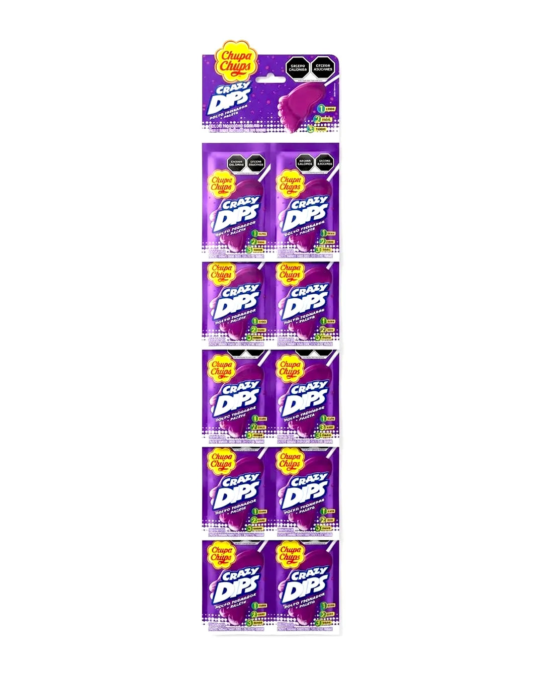 RISTRA CHUPS CRAZY *10 PZ