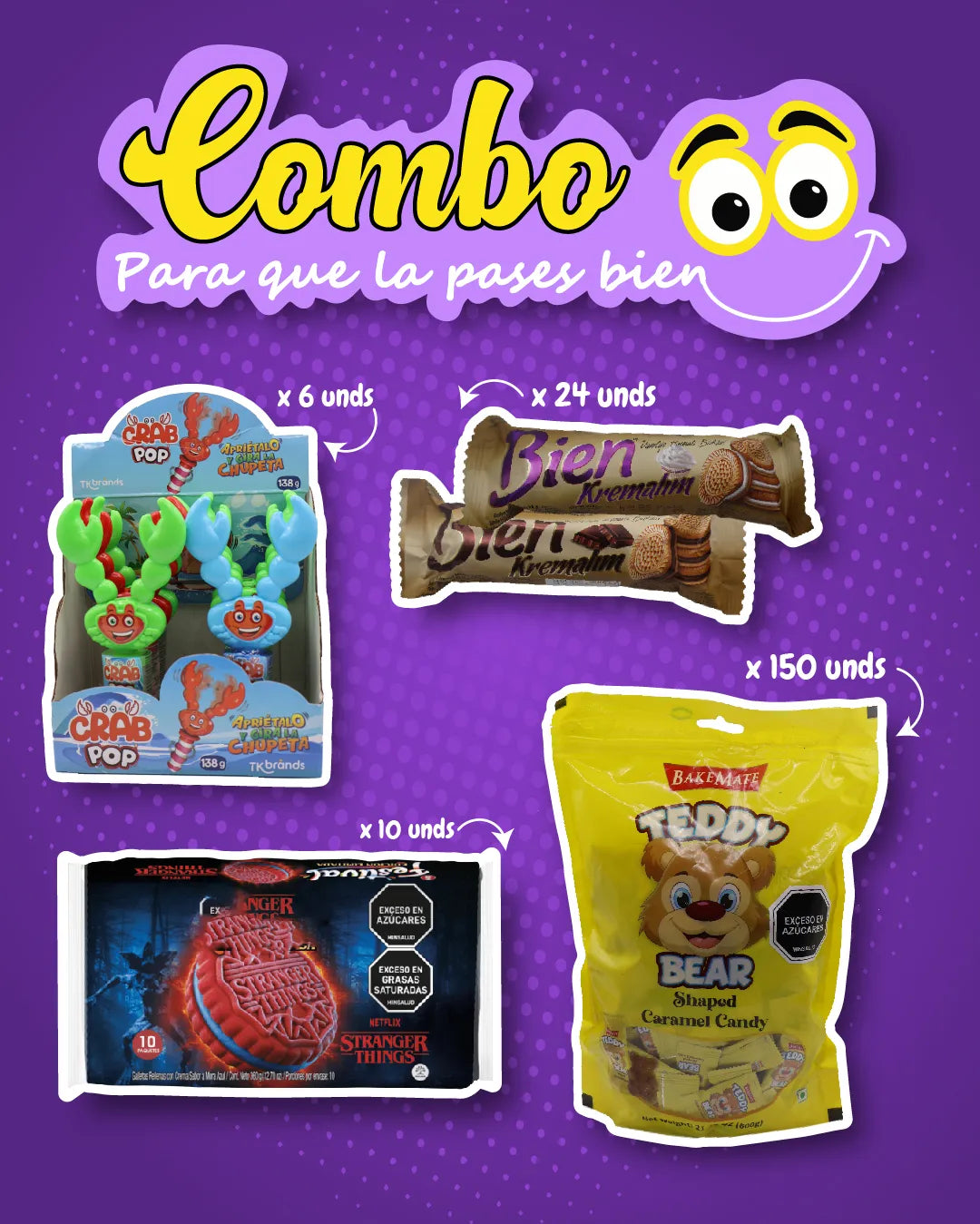 COMBO PARA QUE LA PASES BIEN