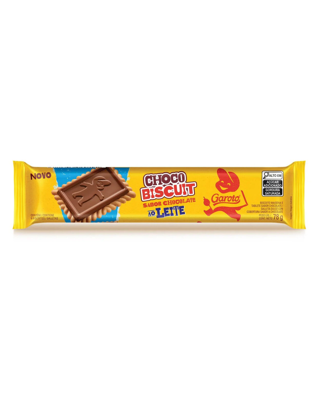 CHOCOBISCUIT GALLETA CUBIERTA SABOR A CHOCOLATE 78GR