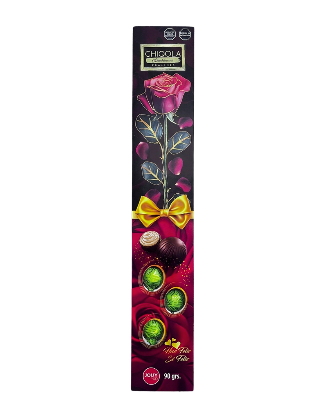 ESTUCHE ROSA CHIQOLA 90GR