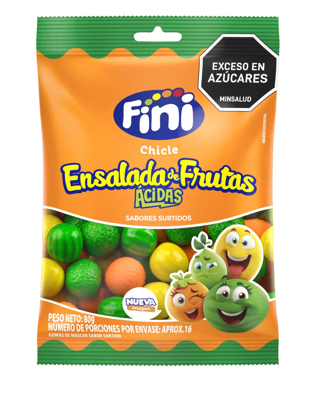 CHICLE ENSALADA DE FRUTAS 80GR