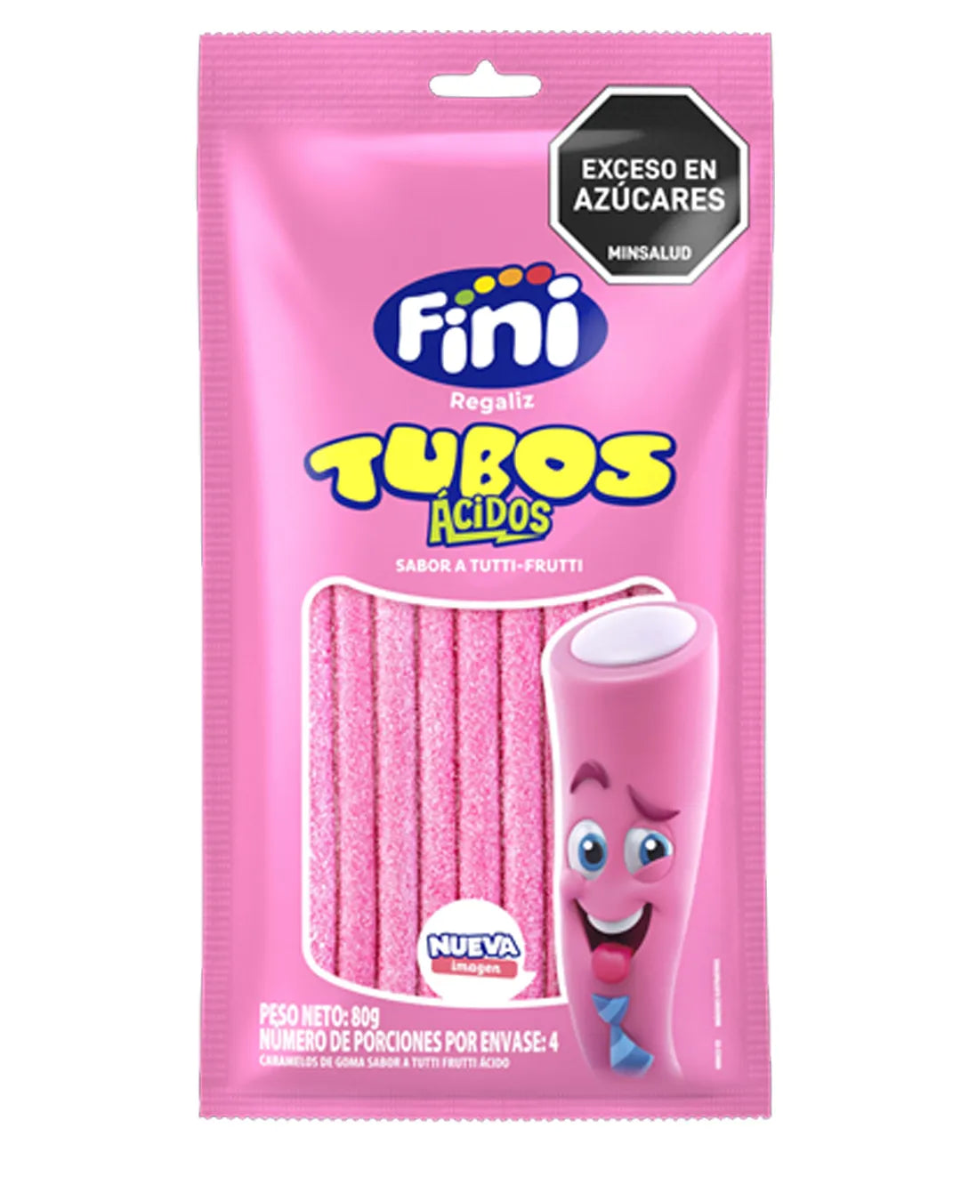 FINI TUBOS TUTTI FRUTTI 80GR