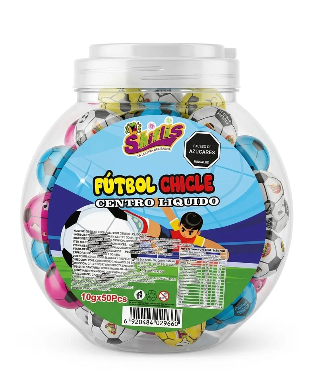 CHICLE BALÓN TARRO *50