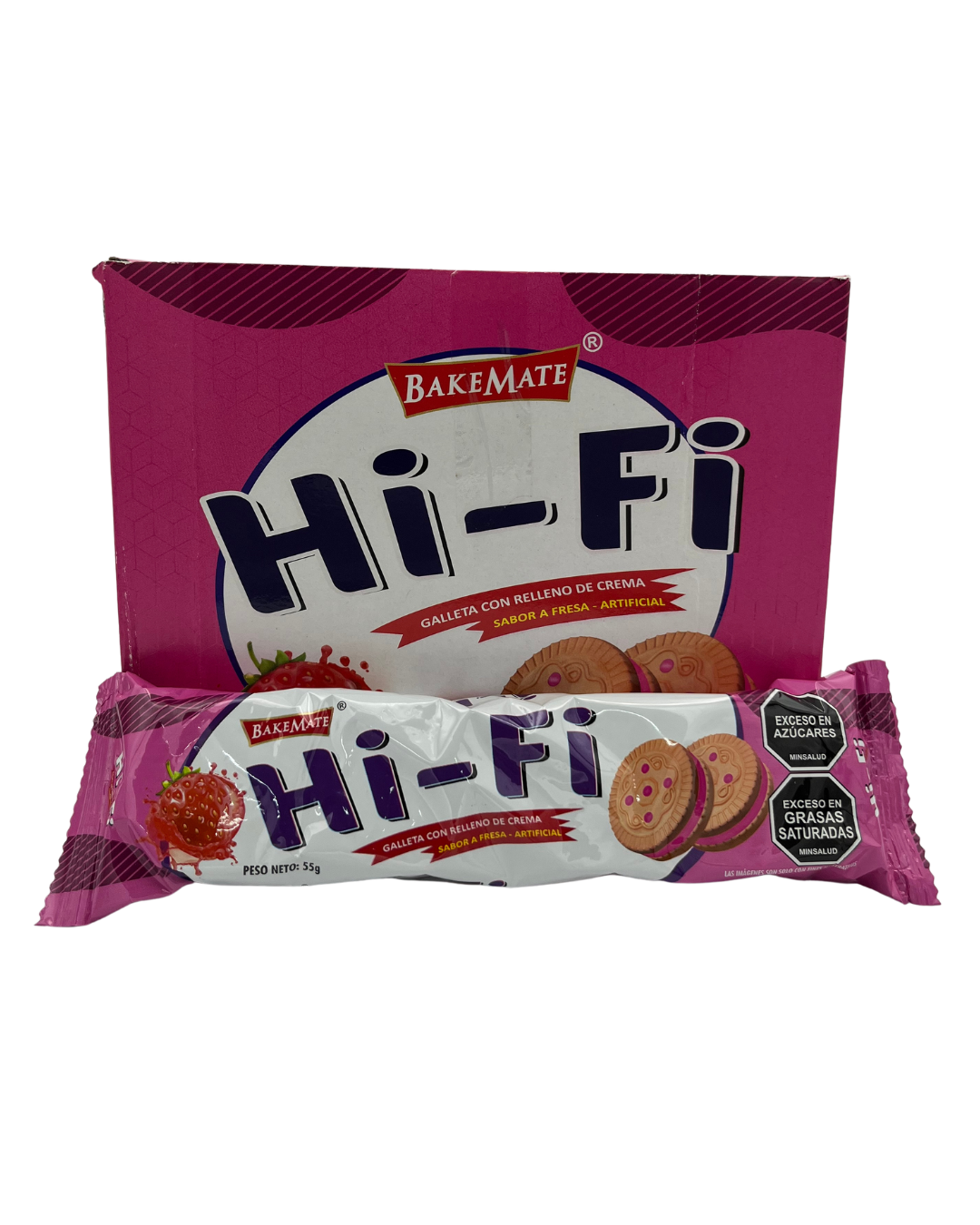 GALLETA HI-FI RELLENA DE FRESA DP *24